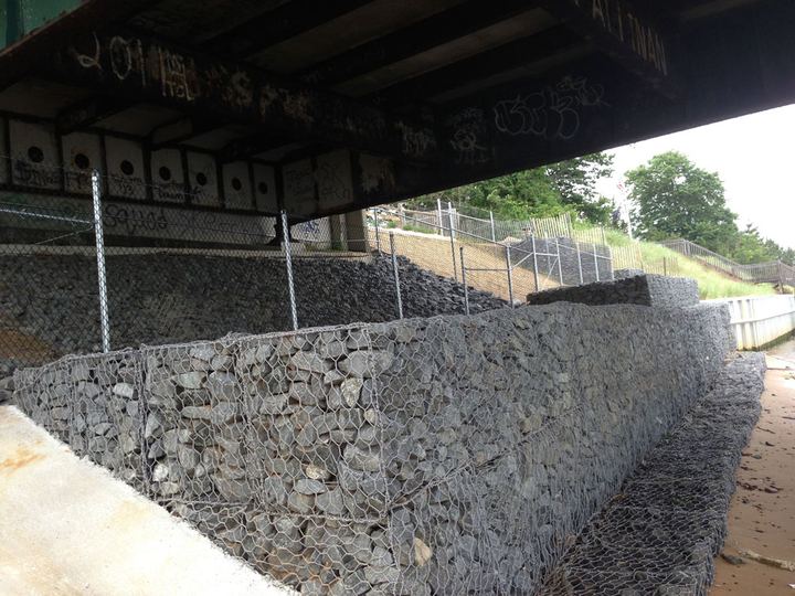 Scour Remediation & Slope Protection work by Sparwick Contracting